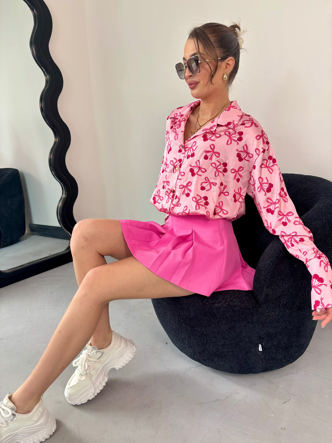 Spodnie Spódnicospodenki Model Myst Pink