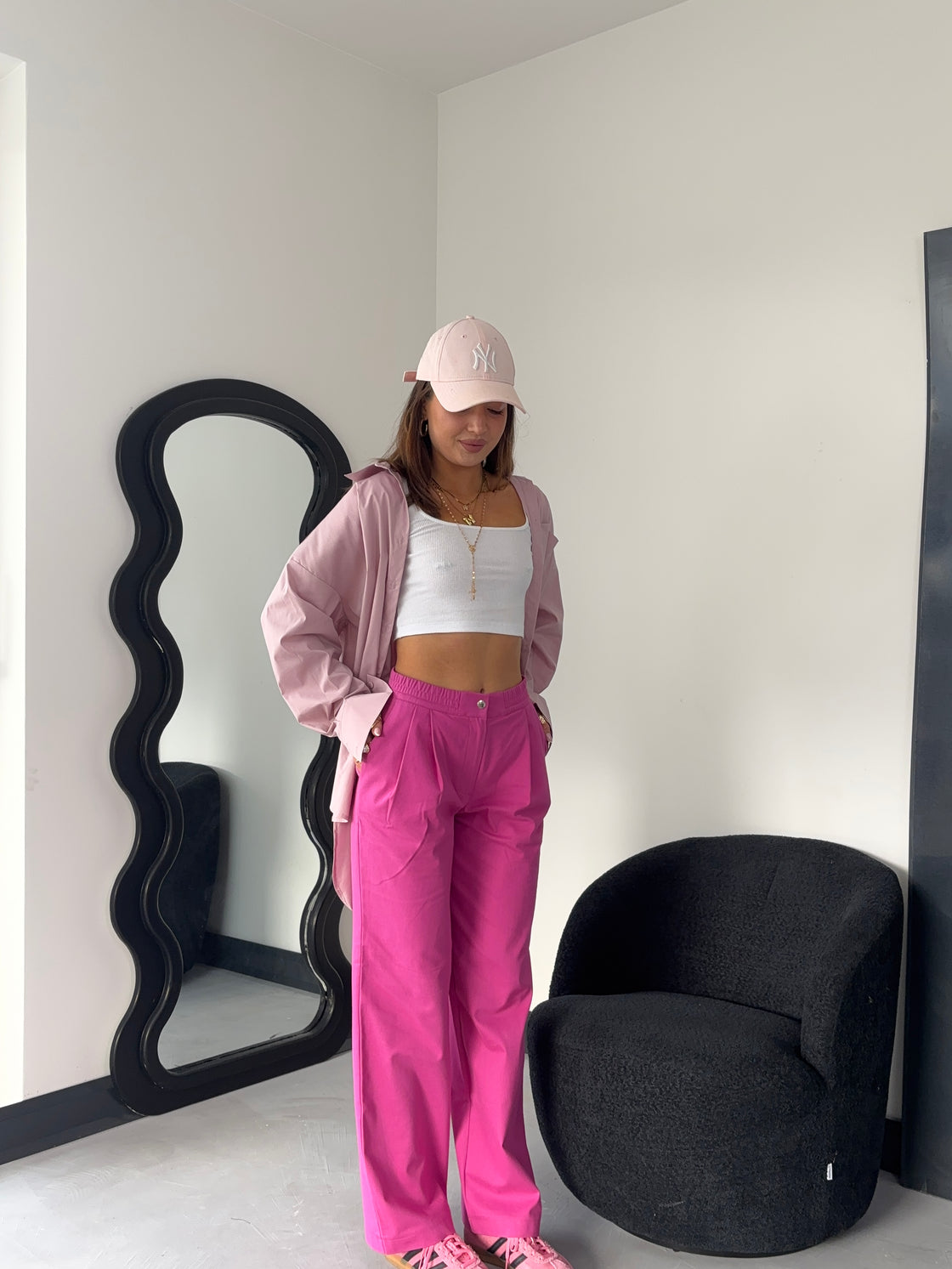 Spodnie Damskie Model Pink