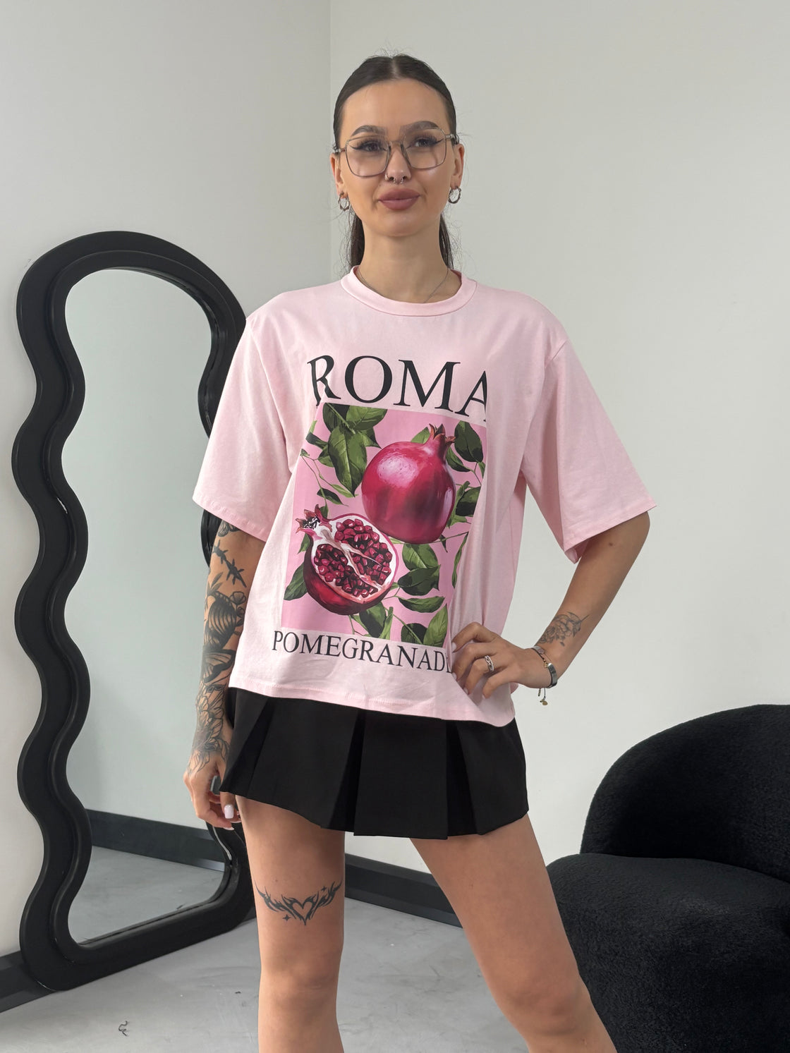 T-shirt Damski Model Light Pink